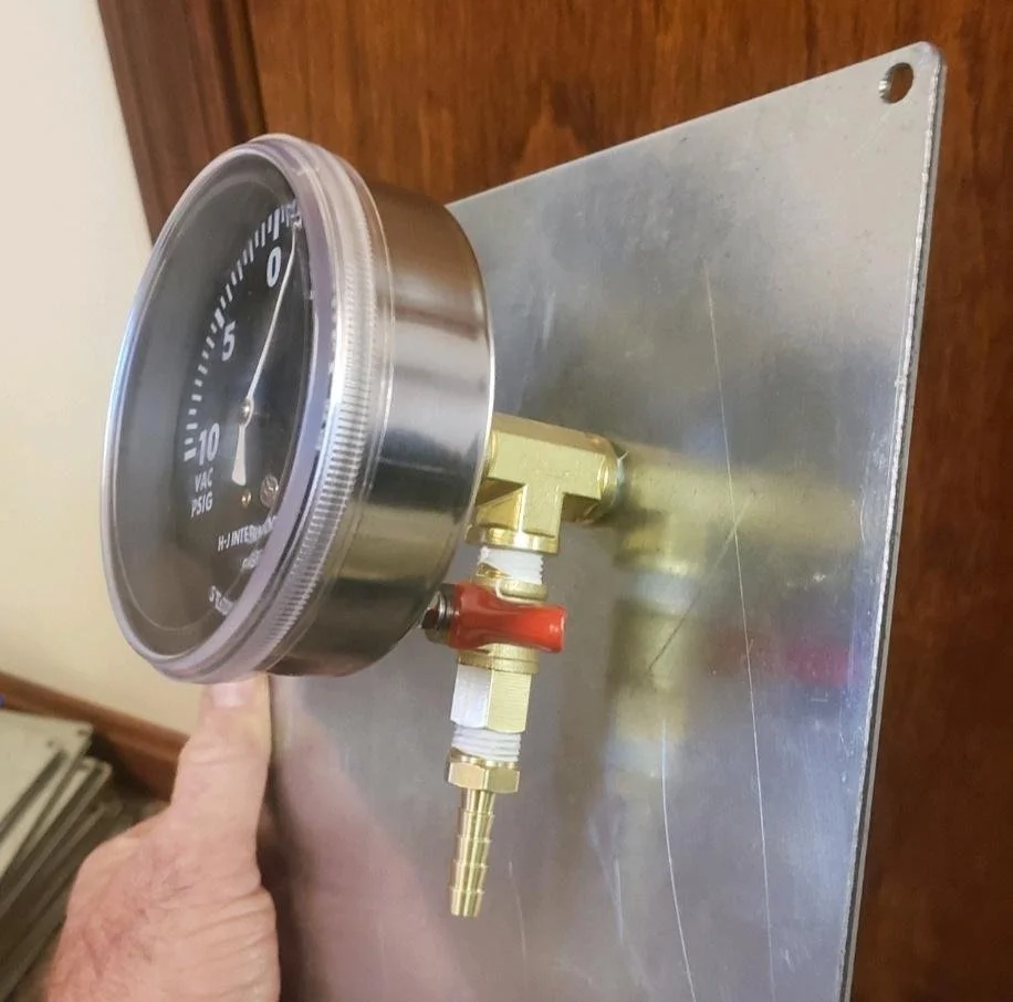 Extend-O-Valve transformer valve extension assembly with non-conductive tubing, valve, and external lockable box